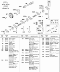 Rocker Arm Shaft Camshaft Diagram and Parts List for 430447-0105-01  Briggs and Stratton Engine